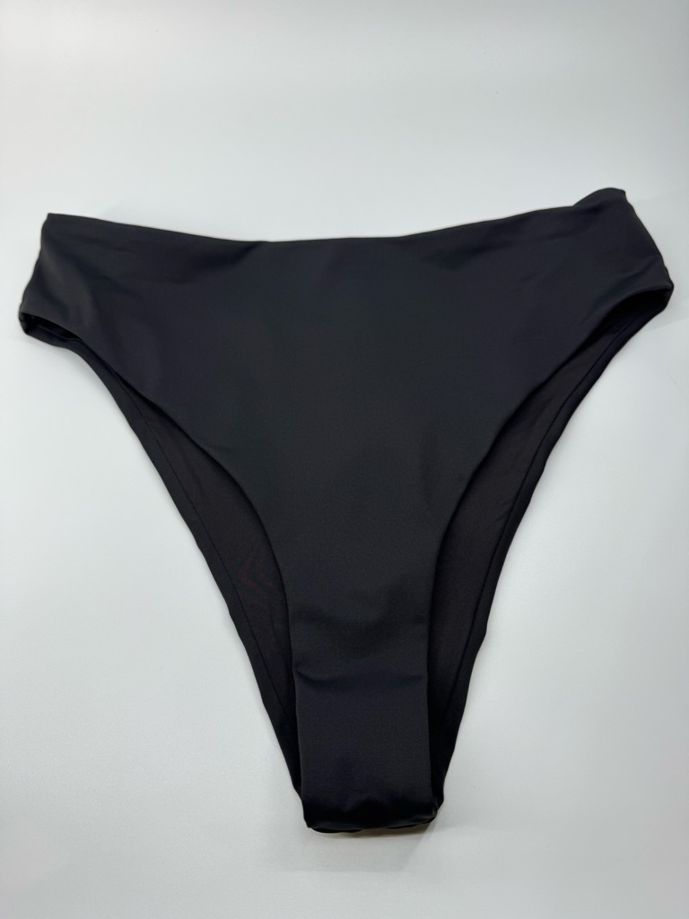 Skims Recycled Swim Mid Waist Bottom Onyx Large NWT